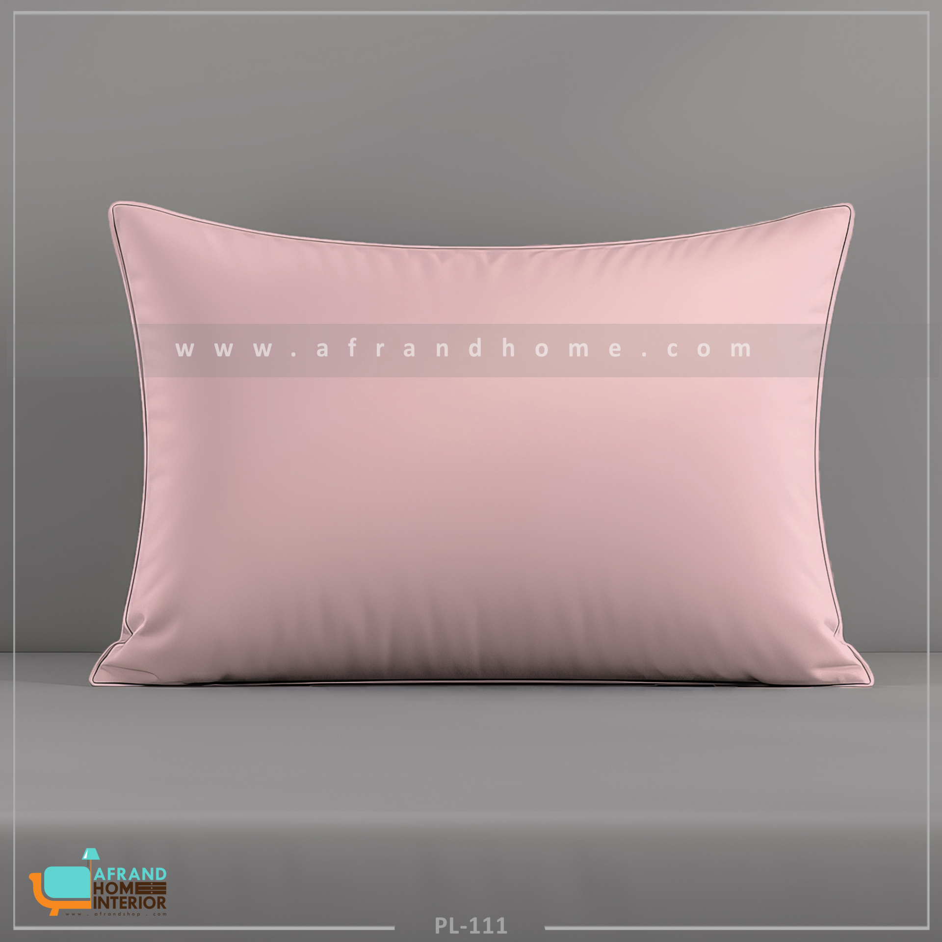  روبالشتی ساتن ابریشم صورتی تکرنگ 