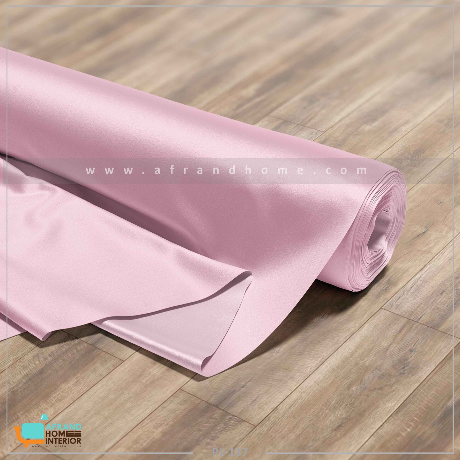  روبالشتی ساتن ابریشم تکرنگ صورتی 